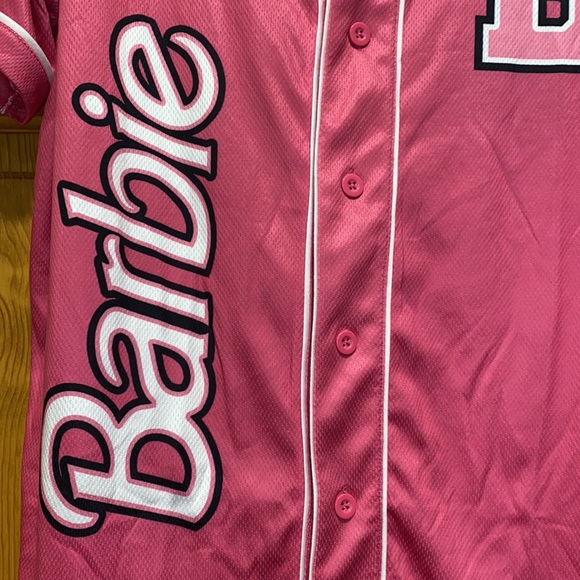 Barbie Baseball Jersey West Coast Pink White Boston Red Sox Shirt L - Picture 6 of 8